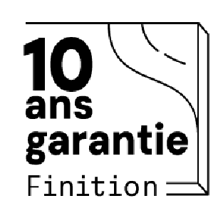 Garantie 10 ans sur la bonne tenue de la finition