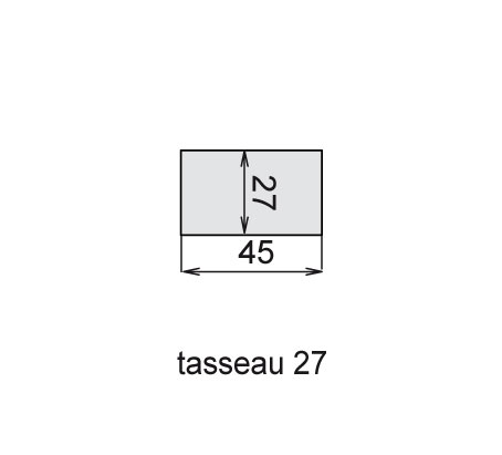 Tasseau 27x45