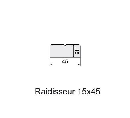 Raidisseur 15x45