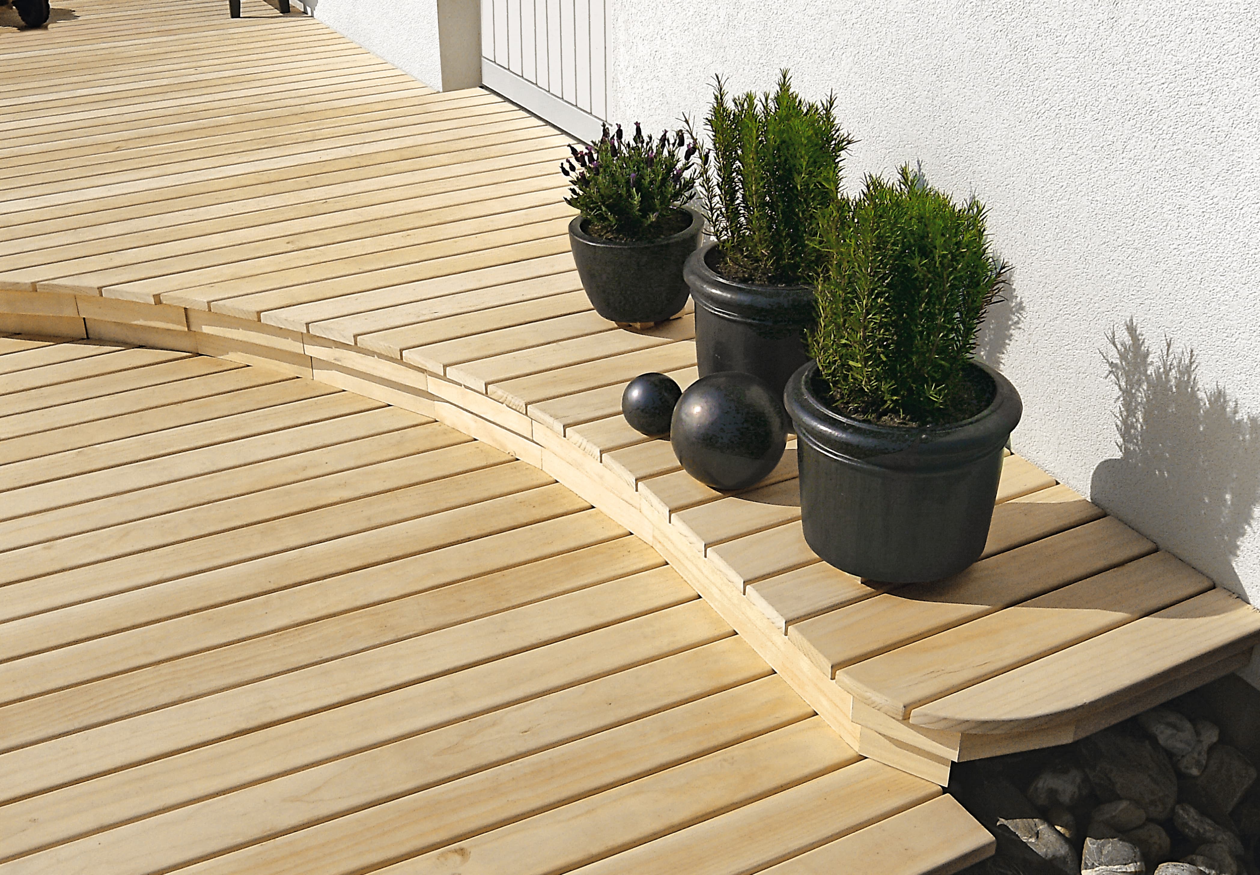 Accoya Pin Radiata Profil Dk0 Fixation Visible - Protac